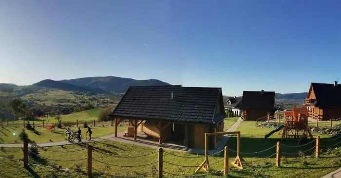 בקתה Zagroda Z Bala Z Basenem & Sauna & Balia Z Hydromasazem *