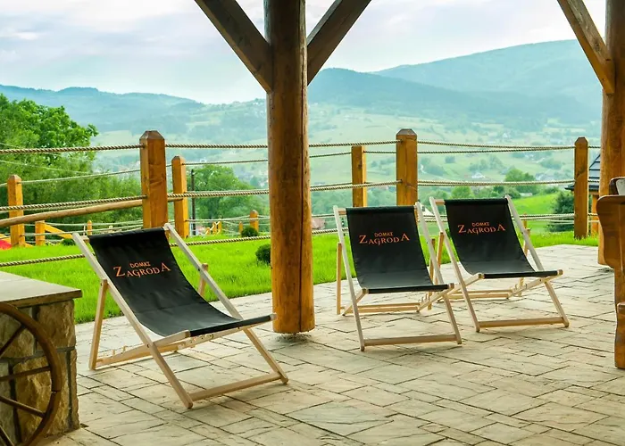 בקתה Zagroda Z Bala Z Basenem & Sauna & Balia Z Hydromasazem